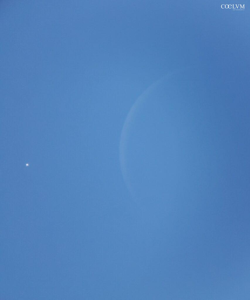 Luna e Venere in pieno giorno