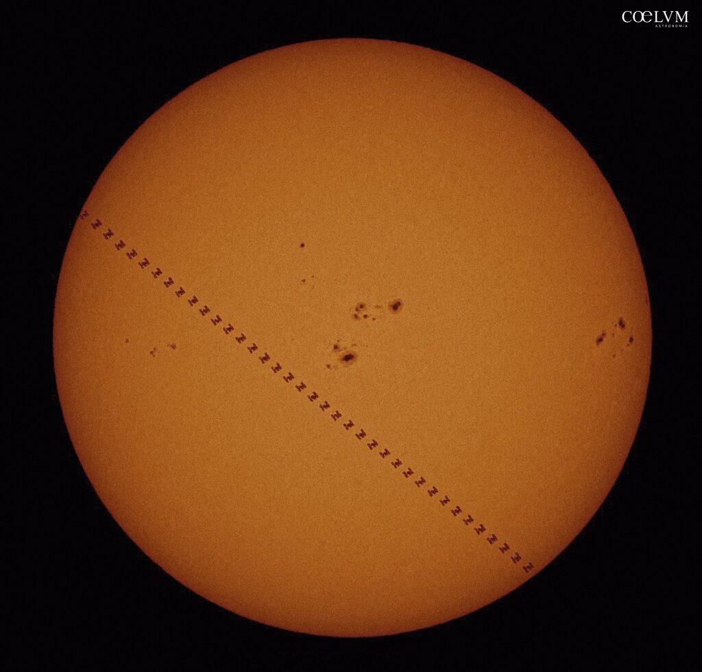 Transito Iss su disco solare