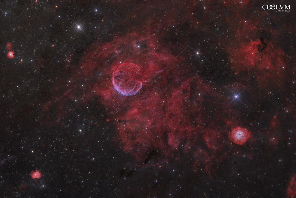 The Garlic Nebula Sh2-170 & Abell 85