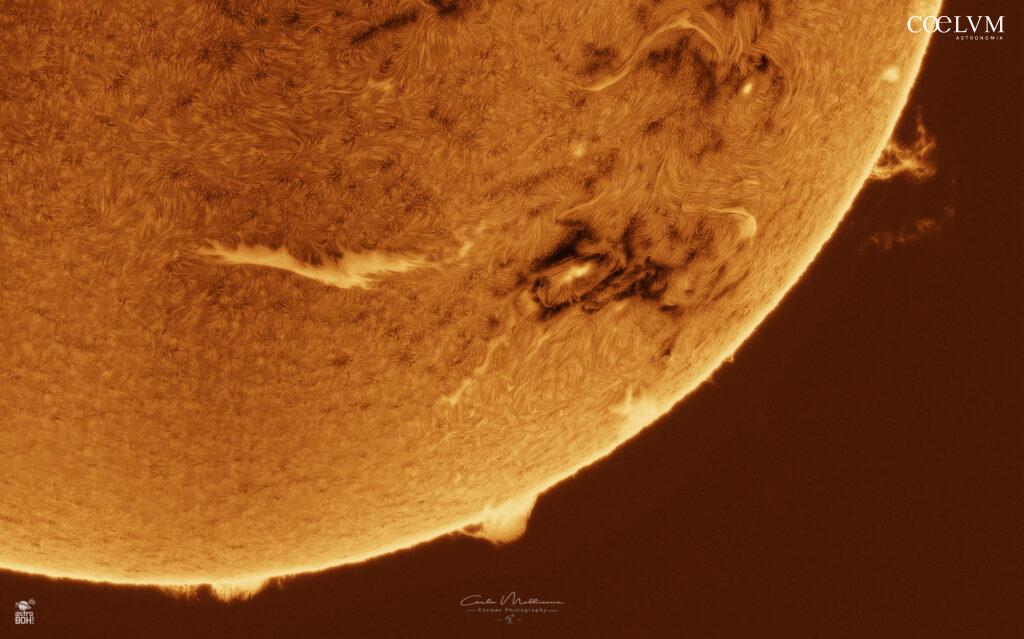 Sole in H-alpha del 13-11-2025