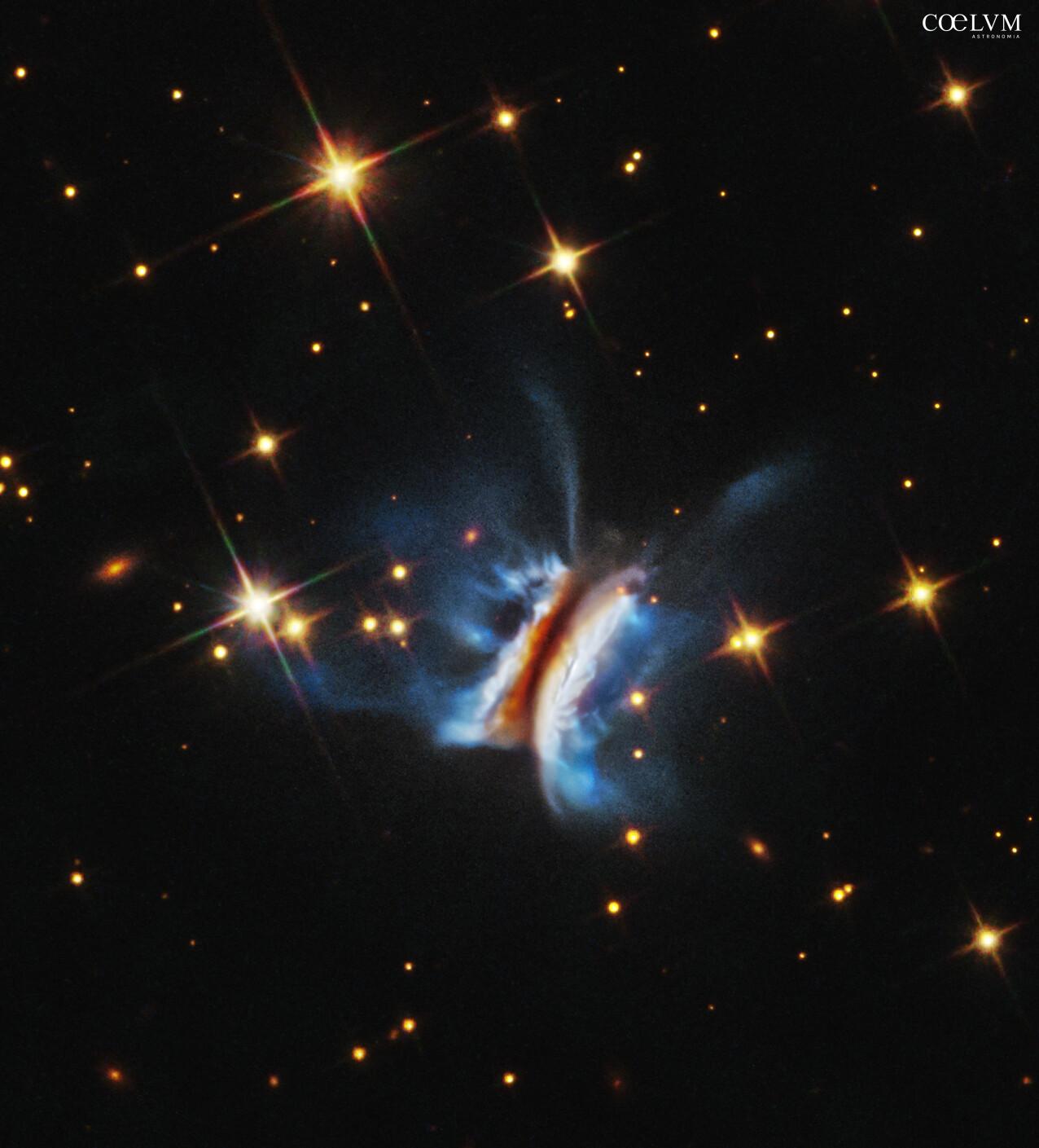 Futuri Pianeti nella Farfalla VariopintaGiovane Protostella IRAS 23077+6707