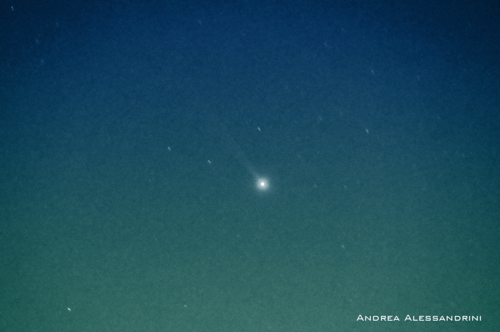 Una cometa? No, Mercurio!