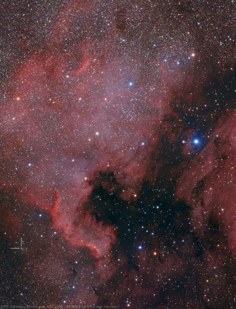 Cometa 21/P Giacobini-Zinner e Nord America
