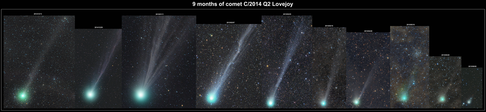 10 comete - C/2014 Q2 Lovejoy