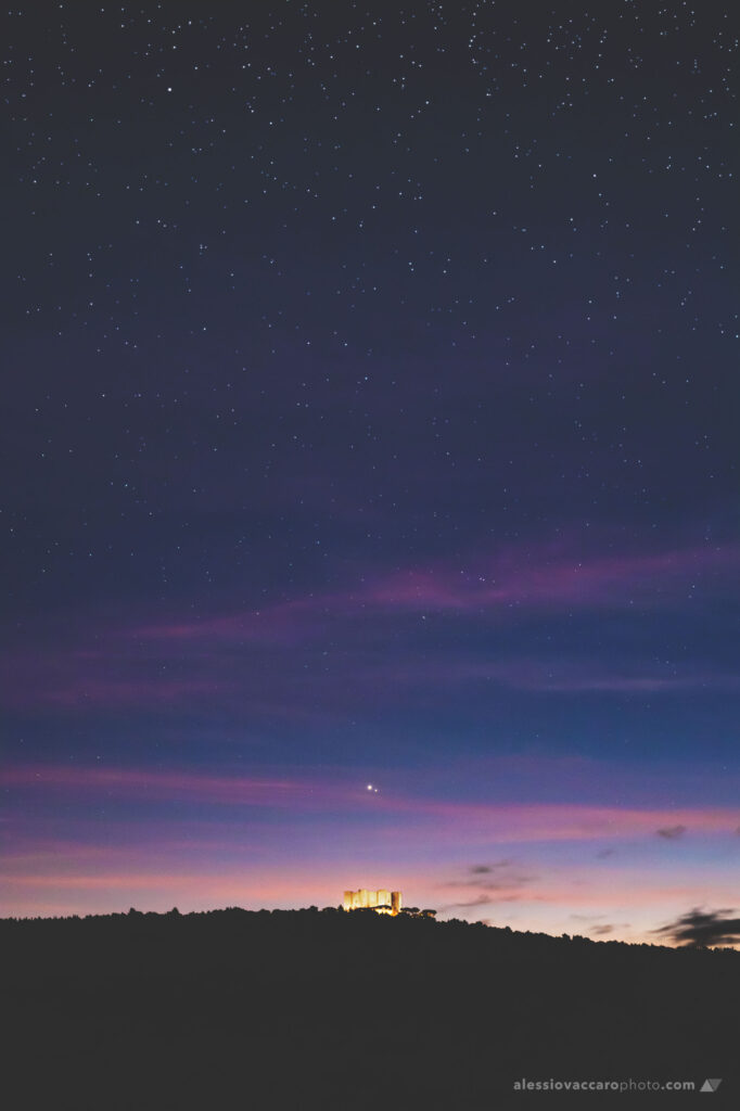 La congiunzione e Castel del Monte