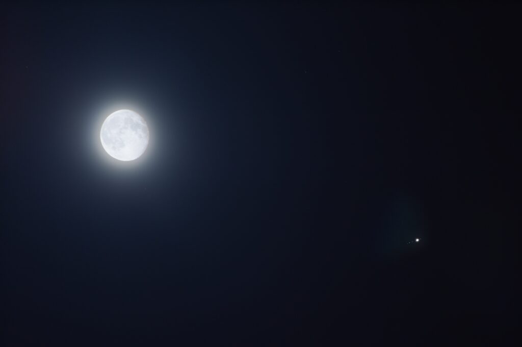 Congiunzione Luna e Giove