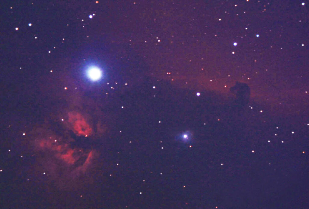Nebulose in cintura di Orione