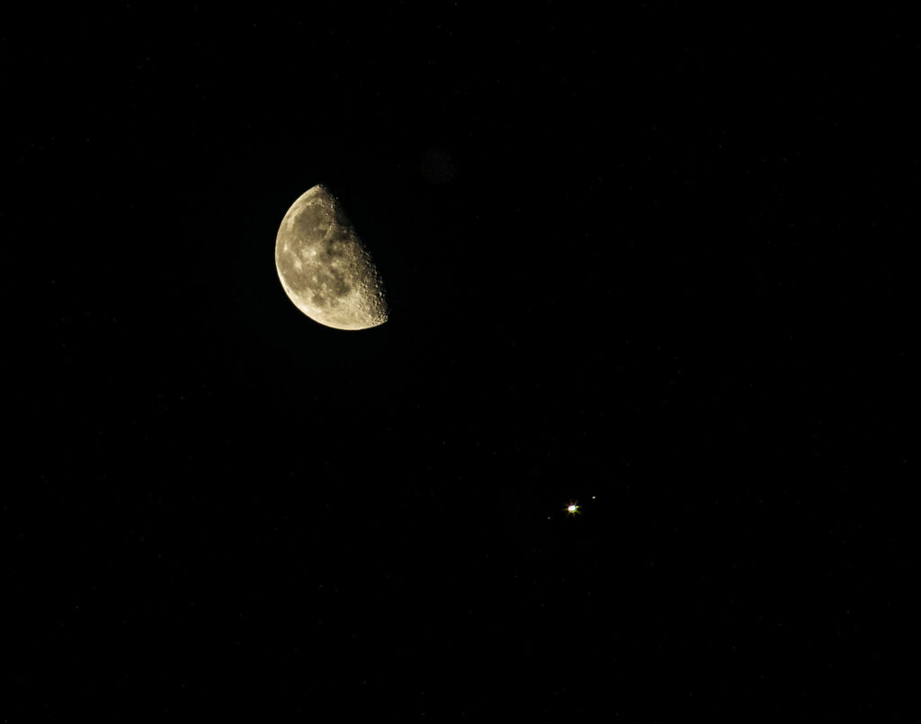 Congiunzione Luna-Giove