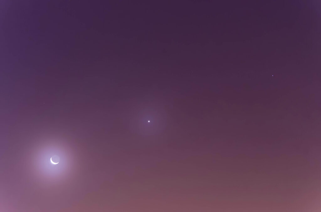 Congiunzione Luna, Venere e Spica