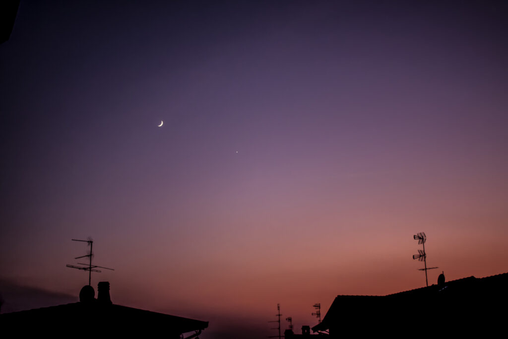 Congiunzione Luna Venere