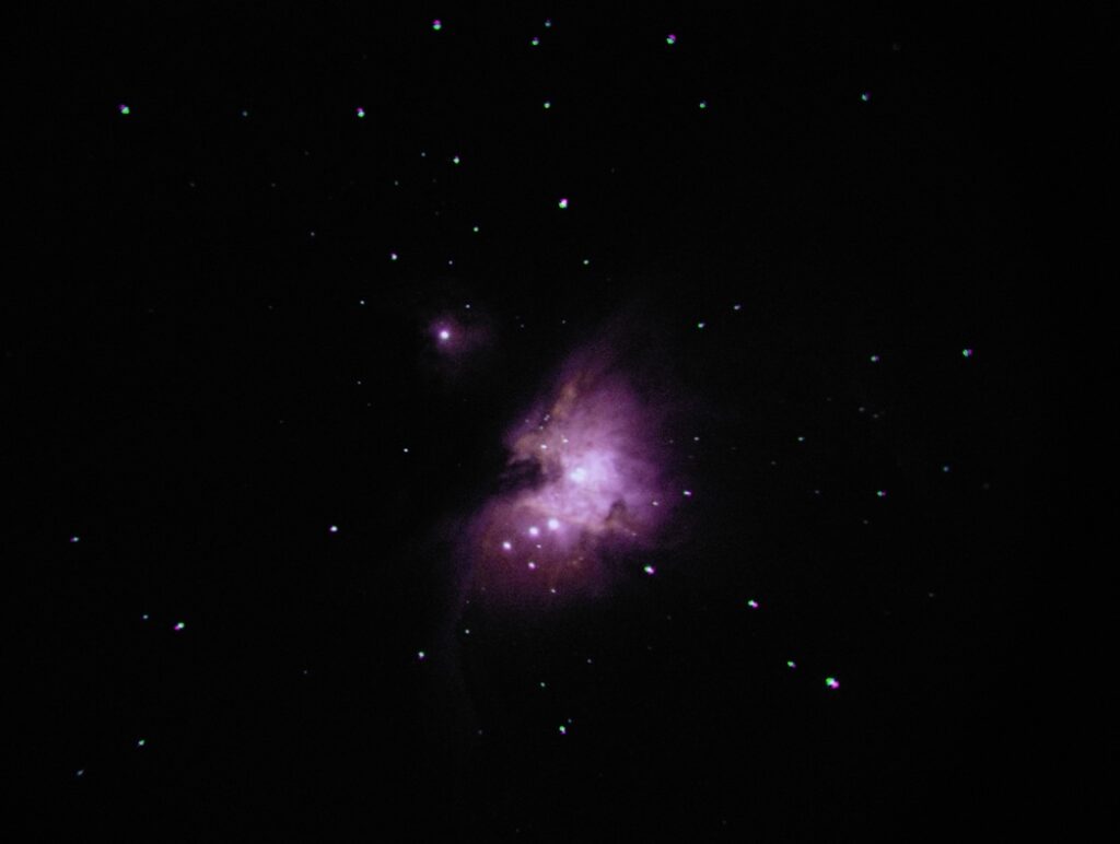 Primo Orione con la mia Digitale Compatta