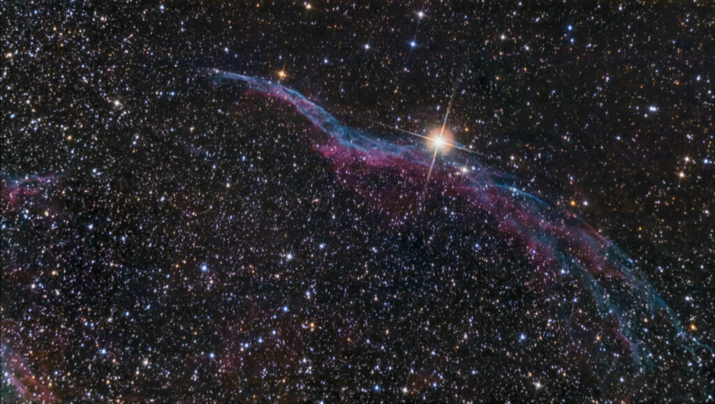 NGC6960 nebulosa velo Est nel Cigno