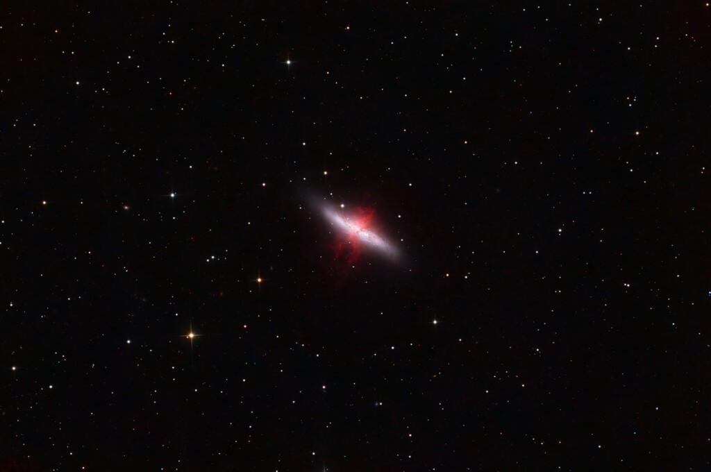 M82, sempre fotogenica!