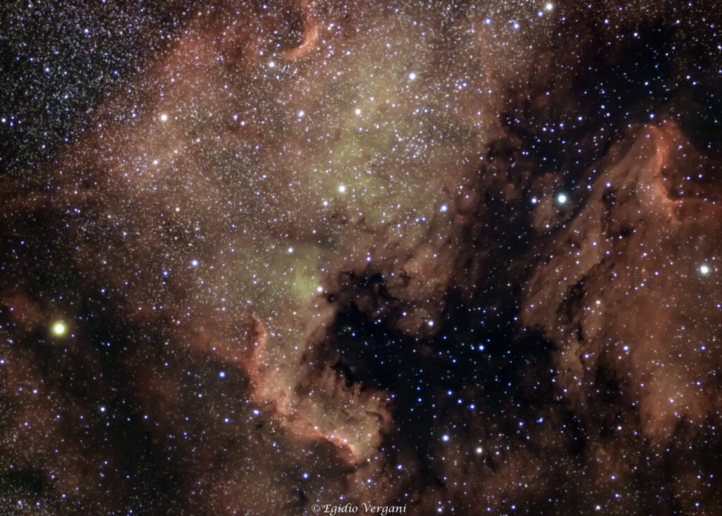 Nebulose Nord America e Pellicano