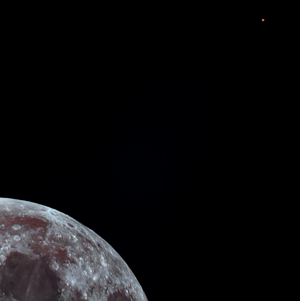 Congiunzione Luna – Marte