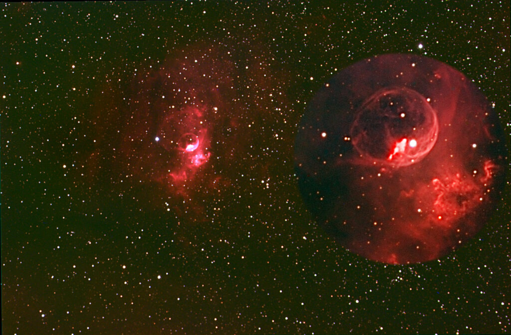 Bubble Nebula: TV101 vs RCX16"