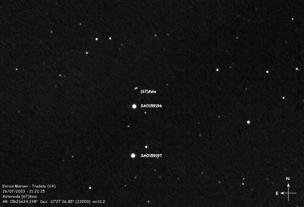 Asteroide (67)Asia