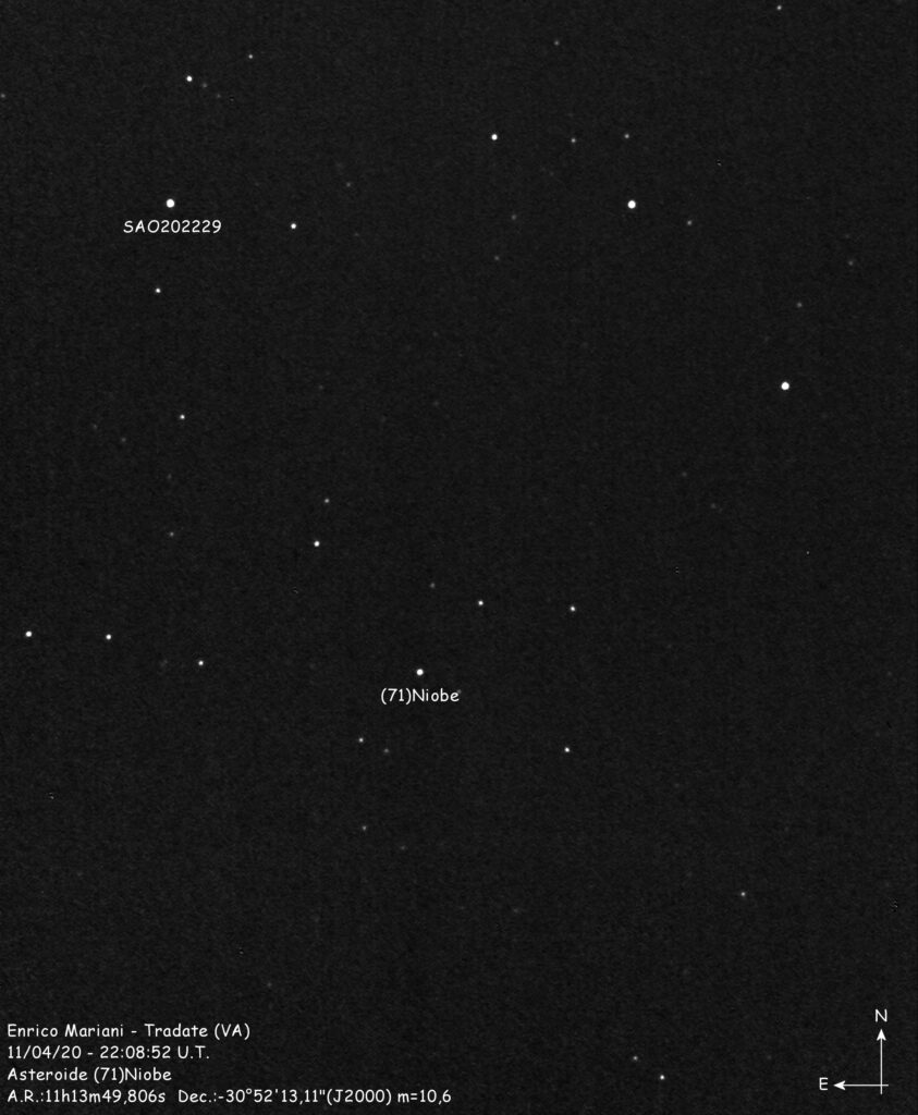 Asteroide (71)Niobe