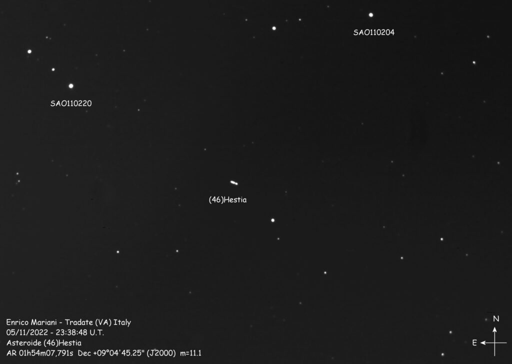 Asteroide (46)Hestia