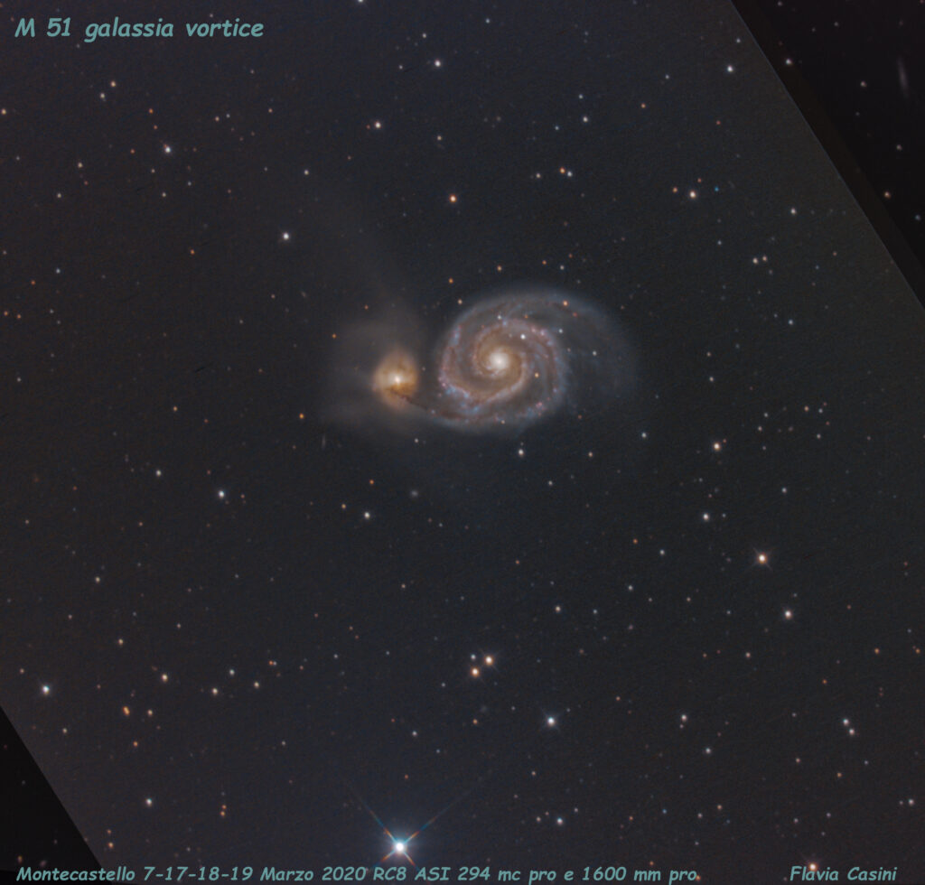 M 51 galassia Vortice