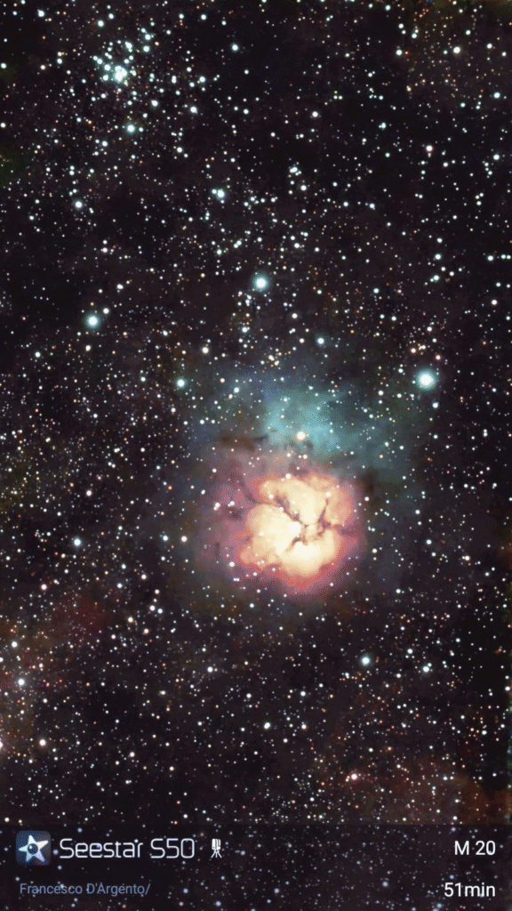 Nebulosa trifida nel Sagittario