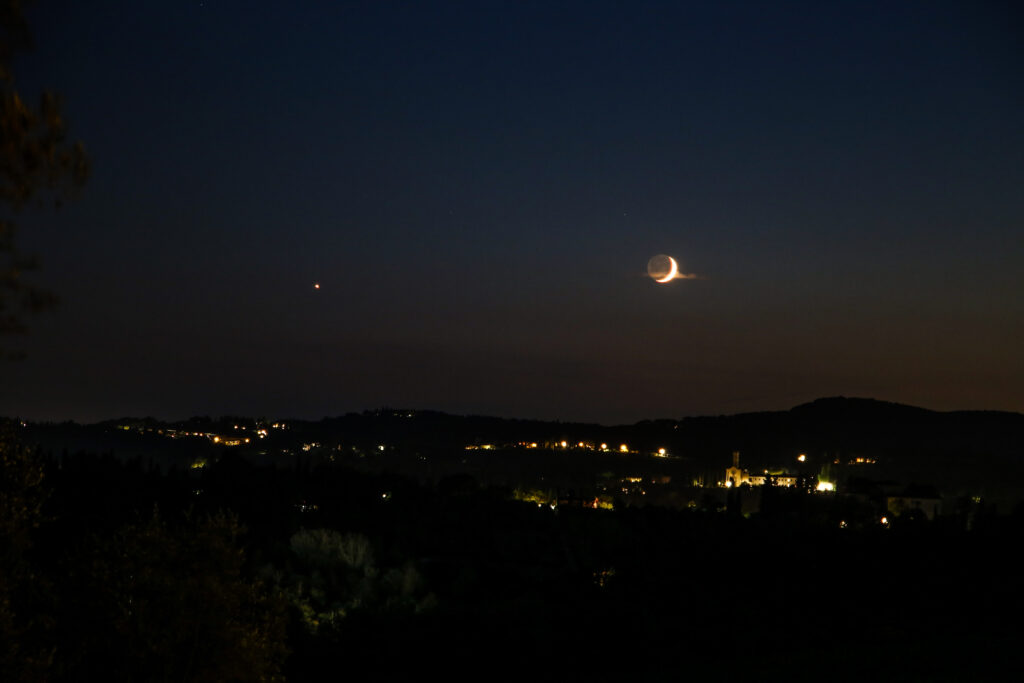 Congiunzione Luna Venere