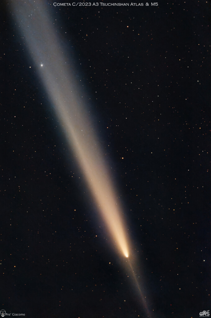 Cometa C/2023 A3 Tsuchinshan Atlas