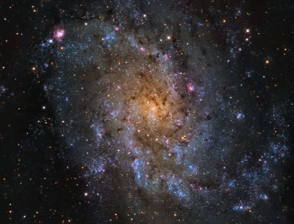 M33 prima luce RC250