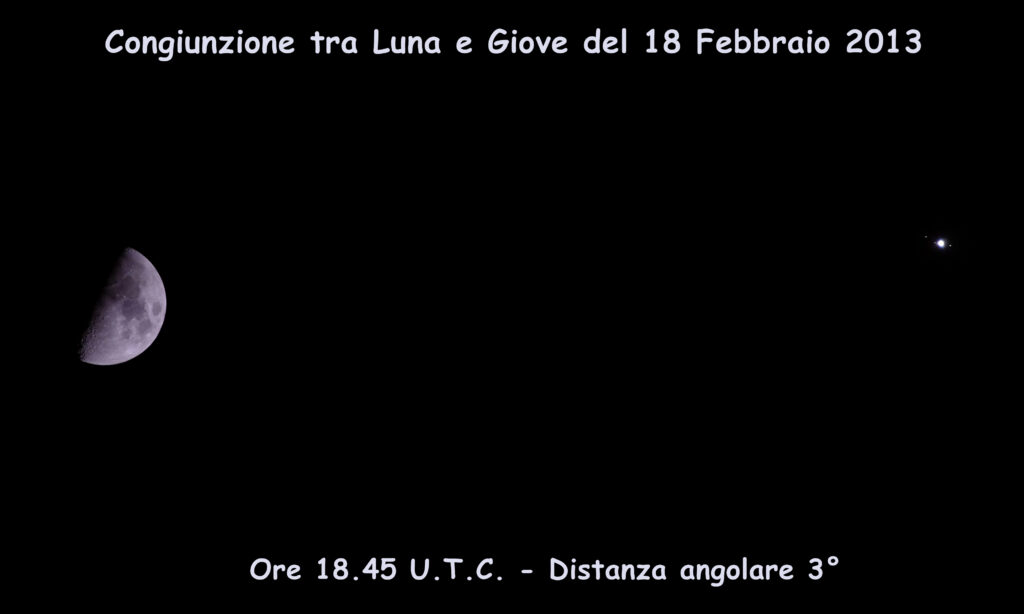 Congiunzione Luna, Giove