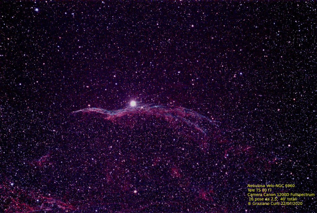 Nebulosa Velo – NGC6960