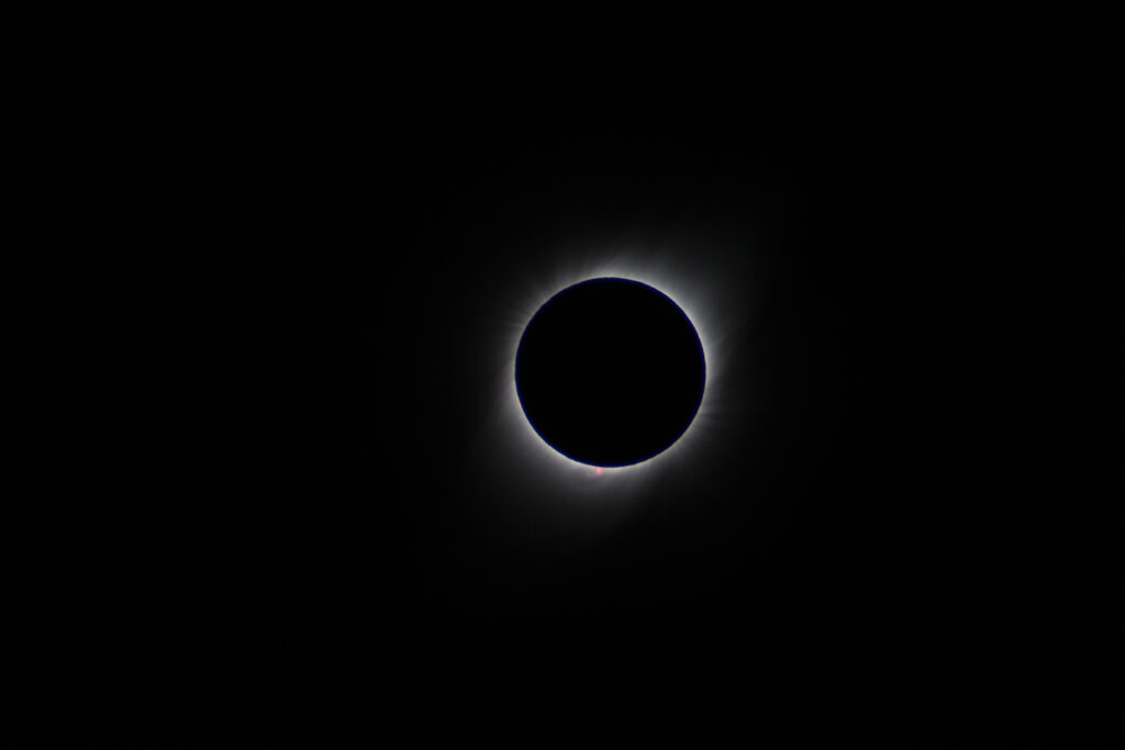 Eclissi totale di Sole 2 luglio 2019 (Cile):cromosfera e corona solare interna