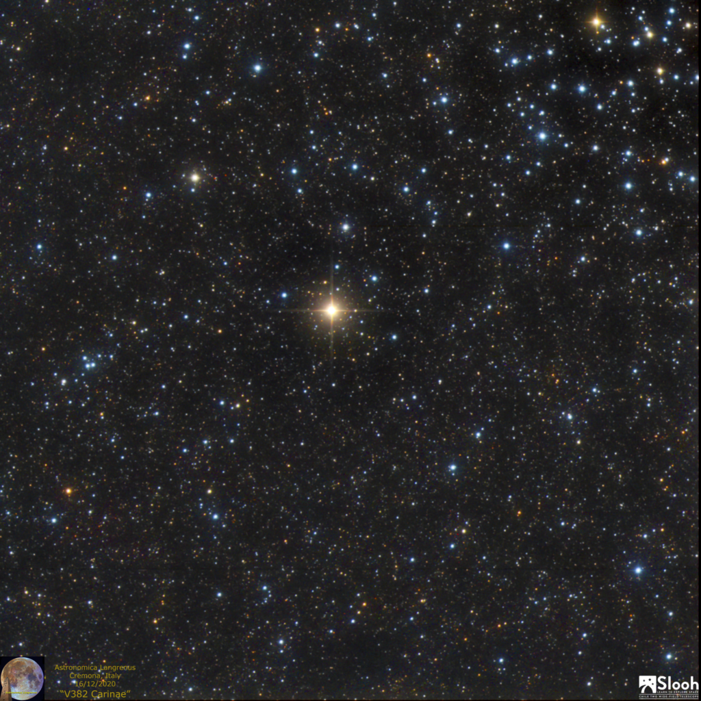 V382 Carinae dal Cile
