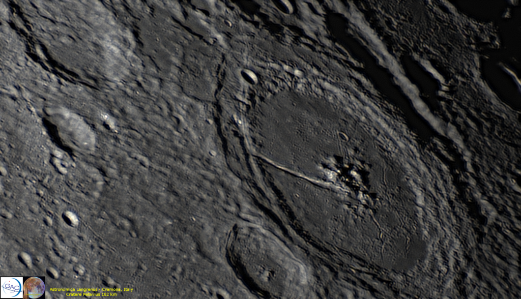 Cratere Petavius il 12/10/2022