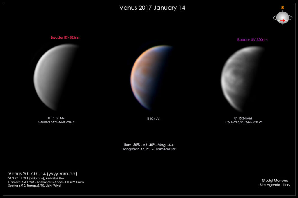Venere – Dettagli Atmosferici