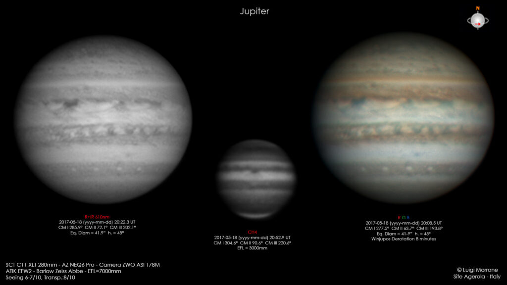 Giove – Onde di Densità in CH4