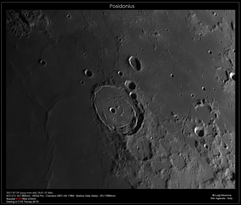 Cratere Lunare Posidonius