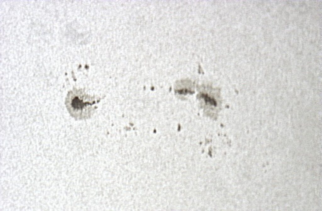 Macchia solare gruppo 1176