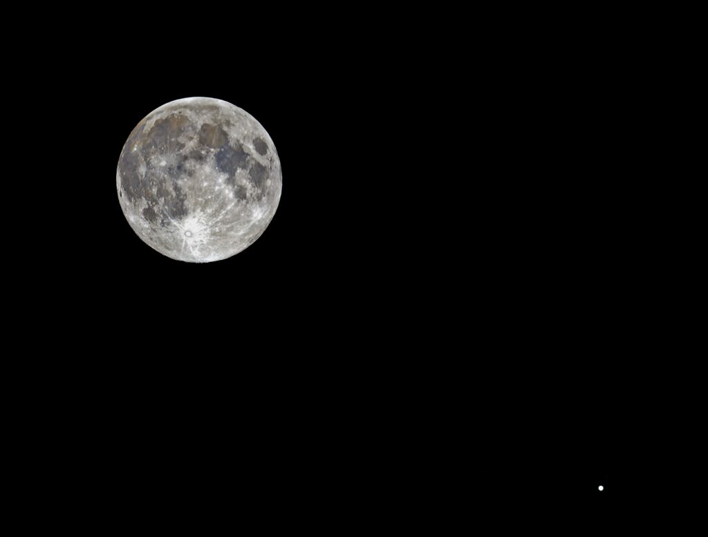 Congiunzione Luna e Giove