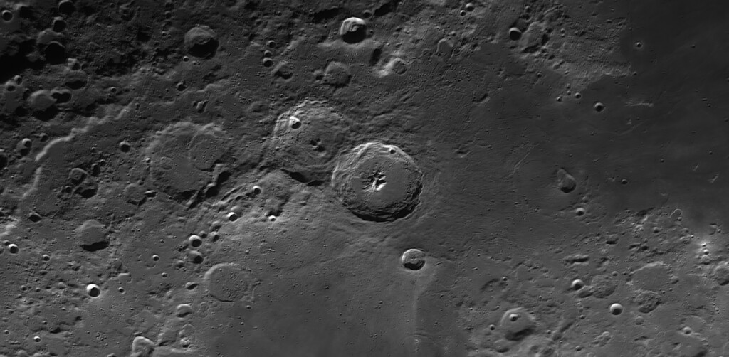 Luna – Crateri Theophilus Cyrillus Catharina Madler Torricelli