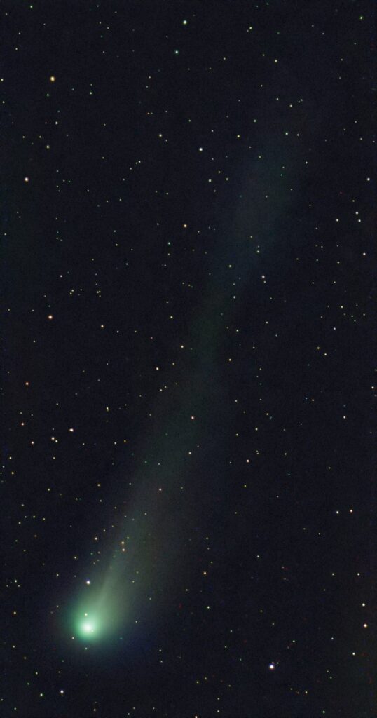 Cometa 12/P Pons-Brooks dal balcone di casa