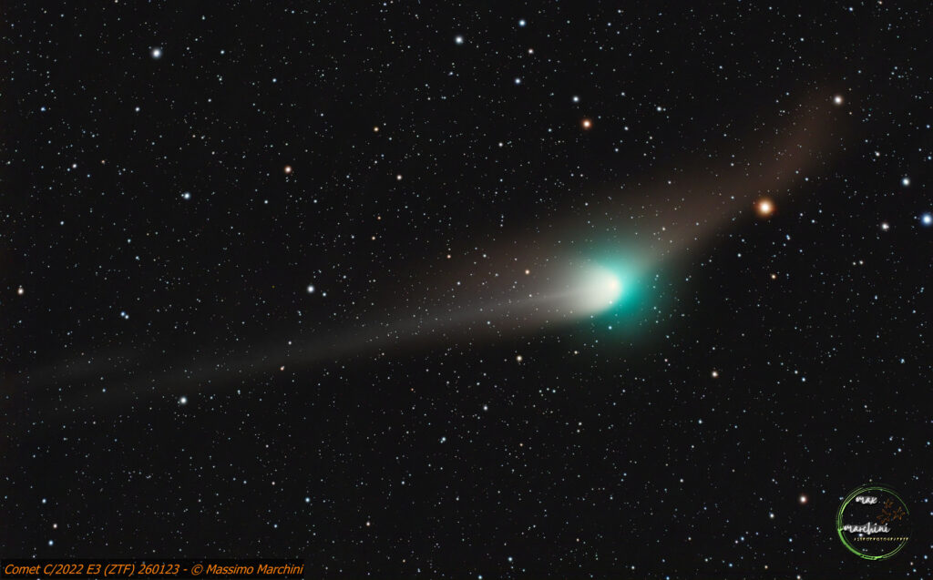 La cometa C/2022 E3 ZTF verso il perigeo
