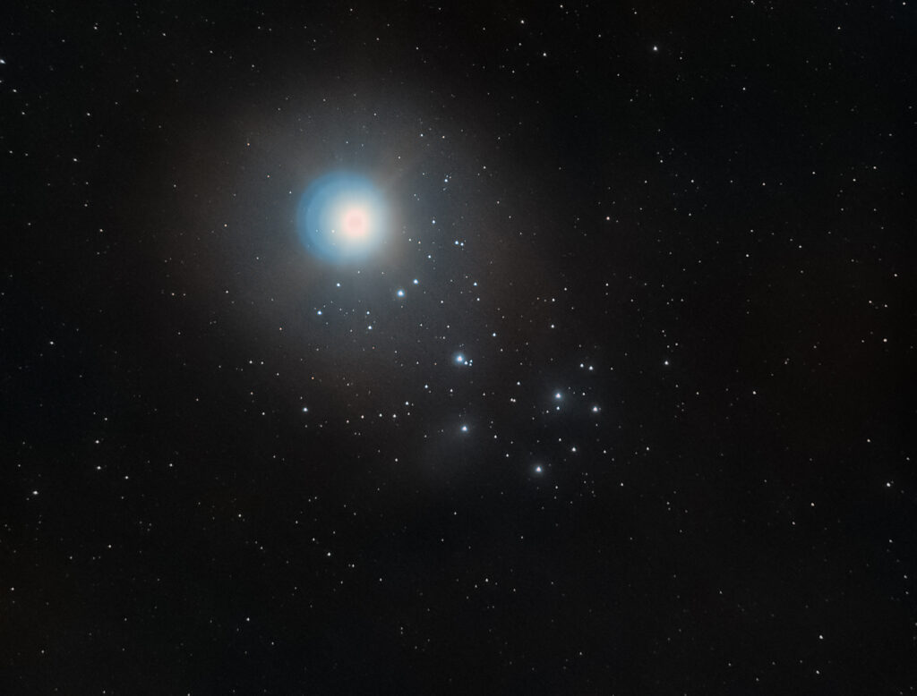 Congiunzione Venere Pleiadi