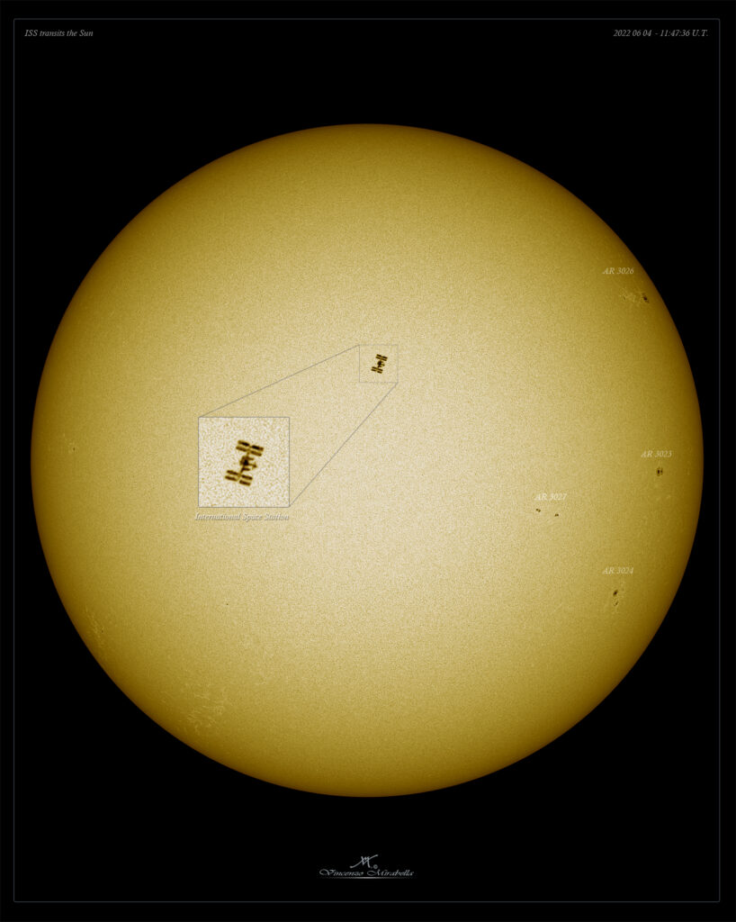 Transito solare ISS