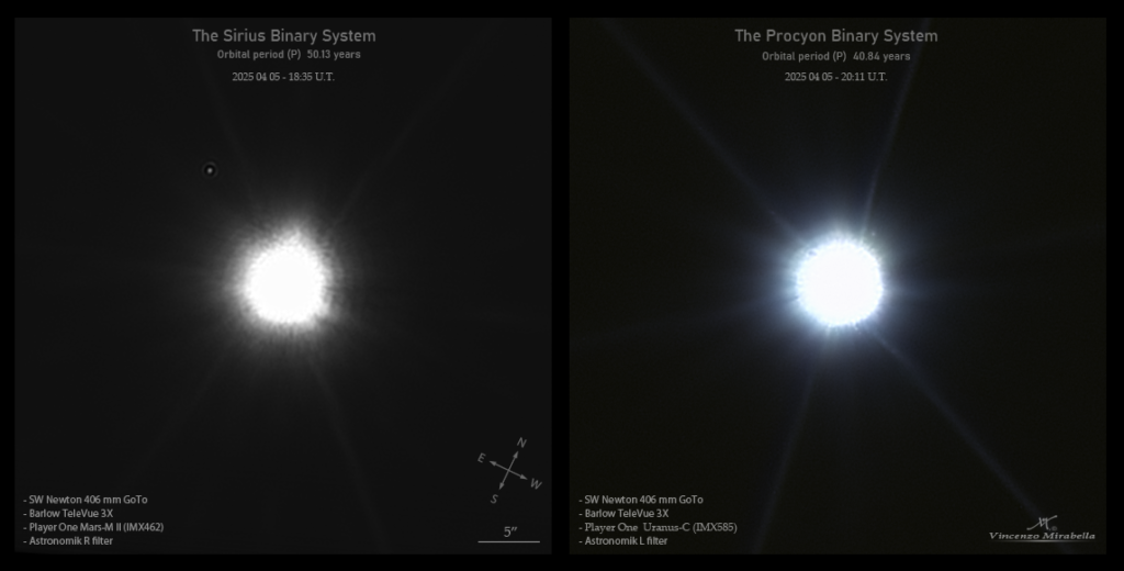 Sirius B and Procyon B