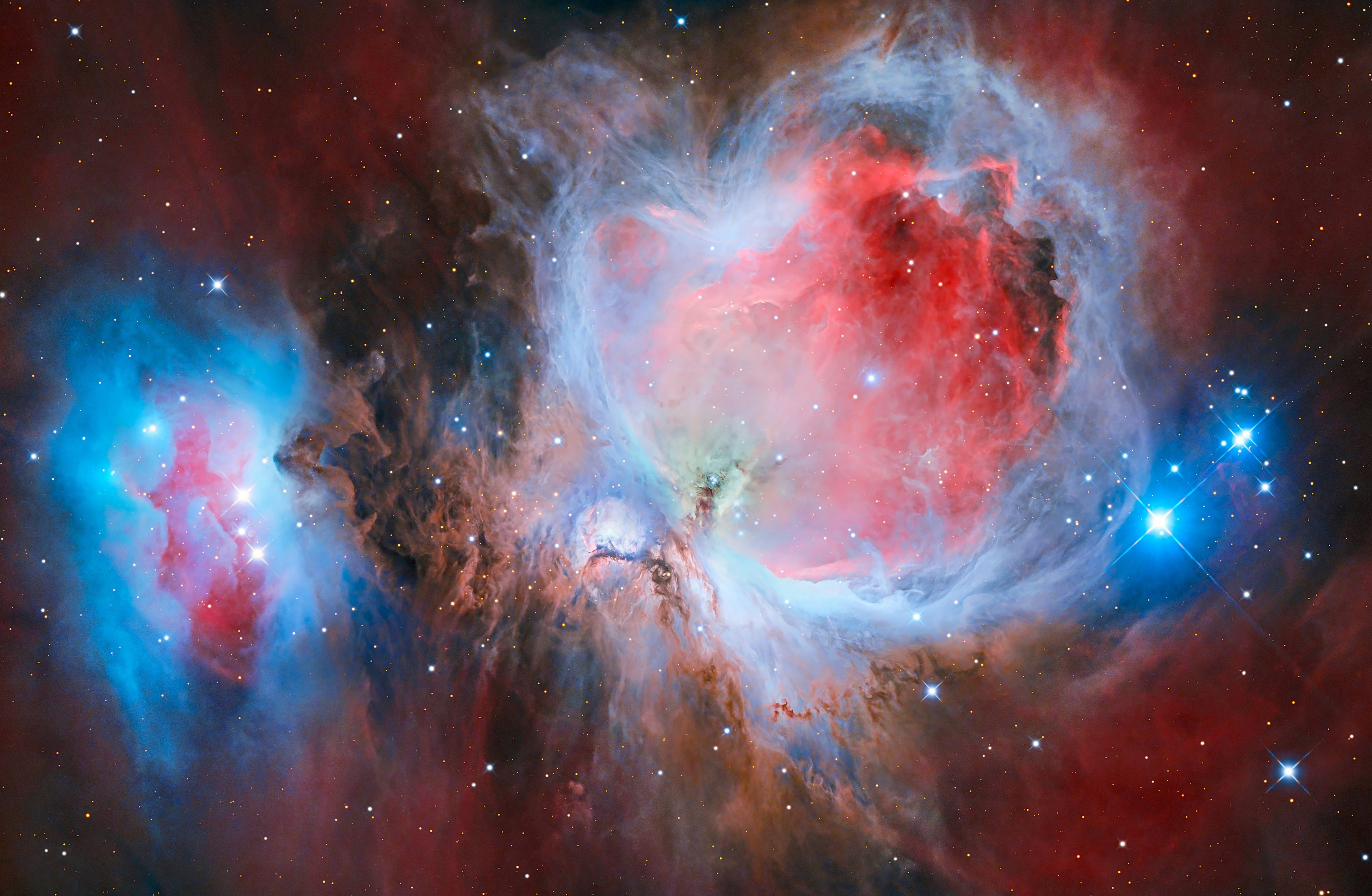M42 HaRgb nella costellazione di Orionedi Mirko Tondinelli