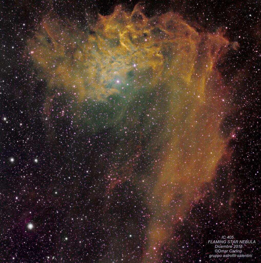 IC 405 FLAMING STAR NEBULA
