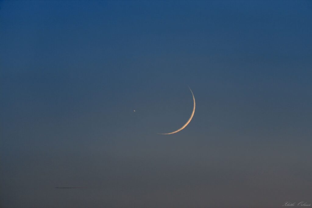 Occultazione tra Luna e Saturno
