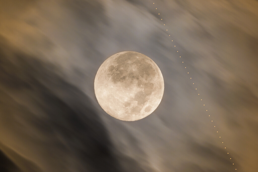 Congiunzione Luna-Marte