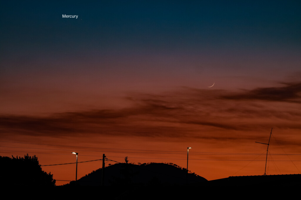 Luna e Mercurio