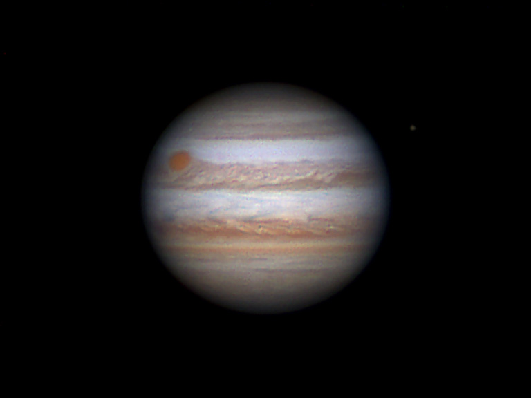 Giove con la GMR ed Europa
